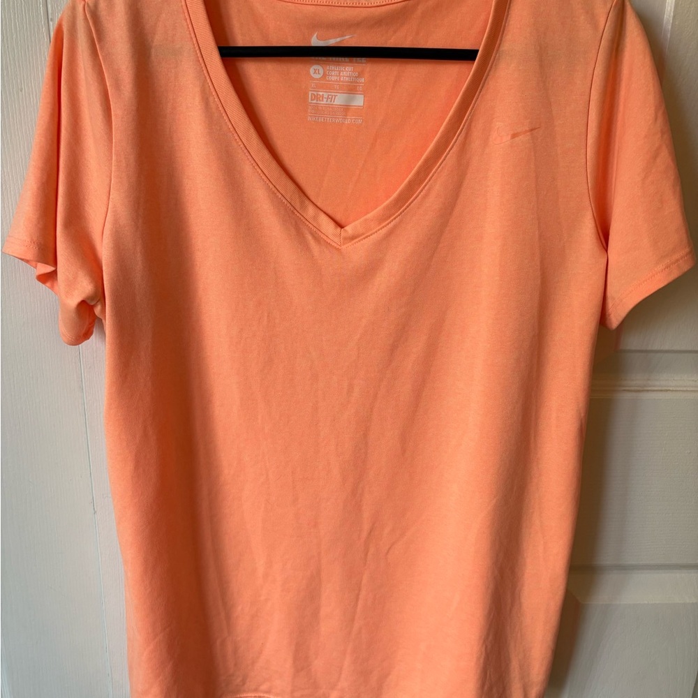 Nike Women's Vivid Orange Short Sleeve Tee